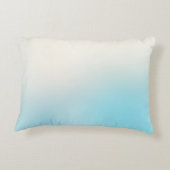 アクアブルーグリッグラデーションジスパークルグリッター アクセントクッション (裏面)