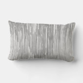 アクアブルーグレームティンゼルストライプズ ランバークッション (裏面)