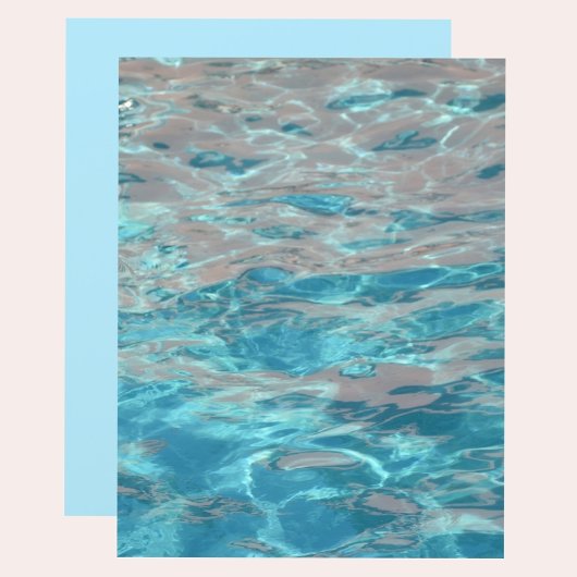 アクアブルーコーラルマーリーウォーター解体帳紙