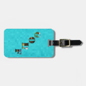 アクアブルーゴルフ、ラゲージタグ ラゲッジタグ (正面横)