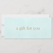 アクアブルーサロンスパ商品券 (正面)