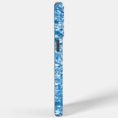 アクアブルージュエルグリッター Case-Mate iPhoneケース (裏面 / 右)