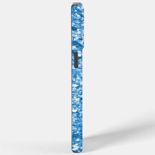 アクアブルージュエルグリッター Case-Mate iPhoneケース (裏面 / 右)