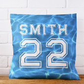 アクアブルースイミングプール写真 クッション