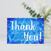 アクアブルースイミングプール写真 サンキューカード (スタンド正面)