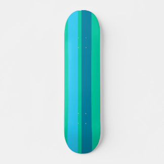 アクアブルーストライプズSKATEBOARD スケートボード
