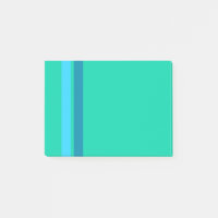 アクアブルーストライプポストイット®メモ