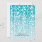 アクアブルートゥインクル軽箔バルーン16th誕生日 招待状 (裏面)