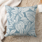 アクアブルートロピカル装飾用クッション クッション (ブランケット)