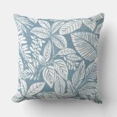 アクアブルートロピカル装飾用クッション クッション (正面)