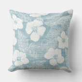アクアブルートロピカル装飾用クッション クッション (正面)