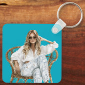 アクアブルードリームシチリアサン キーホルダー (裏面)