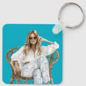 アクアブルードリームシチリアサン キーホルダー (裏面)