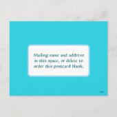 アクアブルーハッピーニューイヤー5枚フォトポストカード シーズンポストカード (裏面)