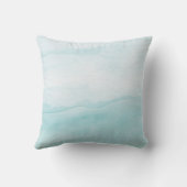 アクアブルーパステルウォーターカラグラデーションー クッション (裏面)
