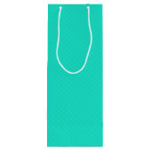 アクアブルーパターン ワインギフトバッグ (裏面)