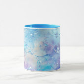 アクアブルーパープルアイススノークリスマス マグカップ (中央)