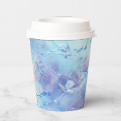 アクアブルーパープルアイススノークリスマス 紙コップ (裏面)