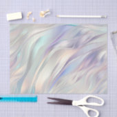 アクアブルーパープルパールホワイト結婚ズ 薄葉紙 (クラフト)