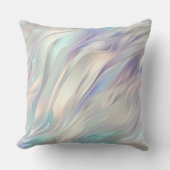 アクアブルーパープルパールホワイト クッション (正面)