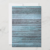 アクアブルービーチハウスナイエイジバースデーパーティー 招待状 (裏面)