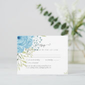 アクアブルーフローラ結婚ズ ポストカード (スタンド正面)