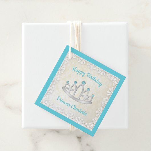 アクアブループリンセスティアラ誕生日 フェイバータグ (インサイチュ)