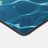 アクアブループール水パターン デスクマット (コーナー)