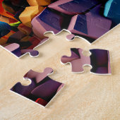 アクアブルーベビードラゴンブレイクスルー ジグソーパズル (側面)