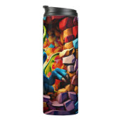 アクアブルーベビードラゴンブレイクスルー タンブラー (回転右)