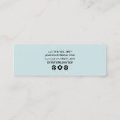 アクアブルーボホクリスタルヒーリングアーツ スキニー名刺 (裏面)