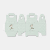 アクアブルーボーイズ小さなセーラー航海のベビーシャワー フェイバーボックス (折り畳みなし)