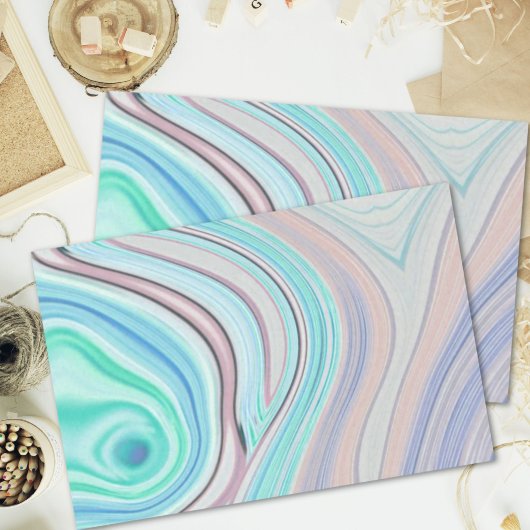 アクアブルーミントグリーン薄紫パープルパステルレインボー 薄葉紙