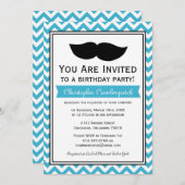 アクアブルームーステーシュの誕生日パーティー 招待状 (正面/裏面)