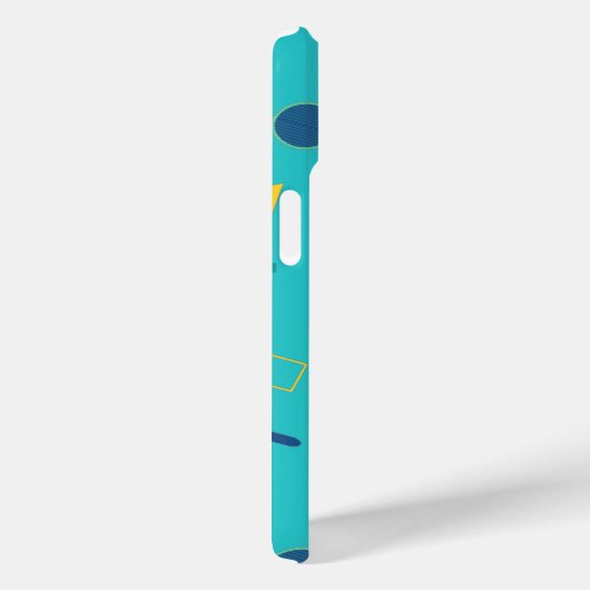 アクアブルーメンフィスモノグラム Case-Mate iPhoneケース (裏面 / 右)