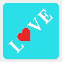 アクアブルーラブモダンエレガント