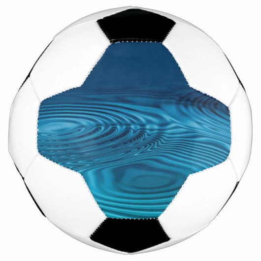 アクアブルーリップル サッカーボール (正面)