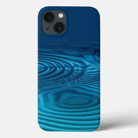 アクアブルーリップル Case-Mate iPhoneケース (裏面)