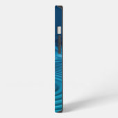 アクアブルーリップル iPhoneケース (左側面)