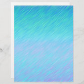 アクアブルーレインパターンスクラップブック紙 (正面/裏面)