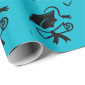 アクアブルー卒業 ラッピングペーパー (ロールコーナー)