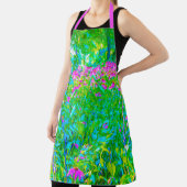 アクアブルー印象派の庭園風景 エプロン (インサイチュ)