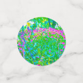 アクアブルー印象派の庭園風景 コンフェッティ (スモール正面)