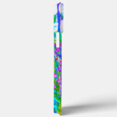 アクアブルー印象派の庭園風景 Case-Mate iPhoneケース (裏面 / 右)