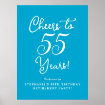 アクアブルー応援から55年の退職パーティー