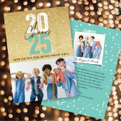 アクアブルー応援2025グリッターシック新年の写真 シーズンカード