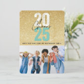 アクアブルー応援2025グリッターシック新年の写真 シーズンカード (スタンド正面)