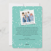 アクアブルー応援2025グリッターシック新年の写真 シーズンカード (裏面)