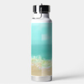 アクアブルー水/絵を描ビーチシーショナリー ウォーターボトル (右面)