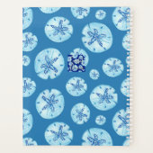 アクアブルー砂ドル年プランナー プランナー手帳 (裏面)